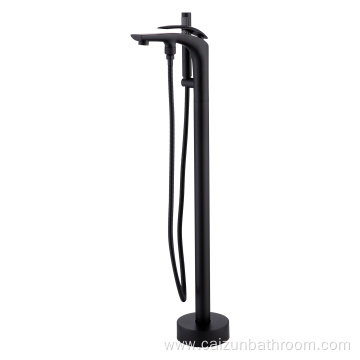 Black Freestanding Bath Taps